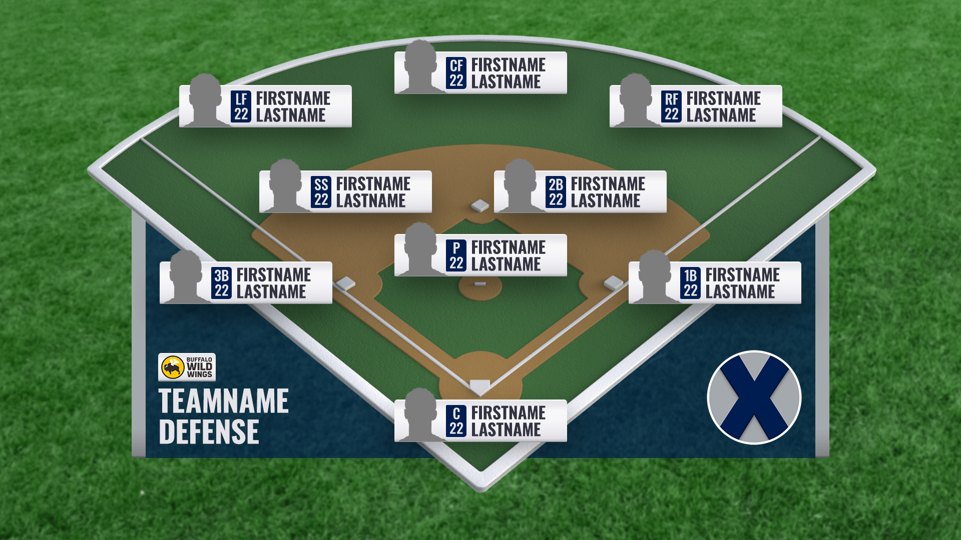 College Baseball Defense Graphic