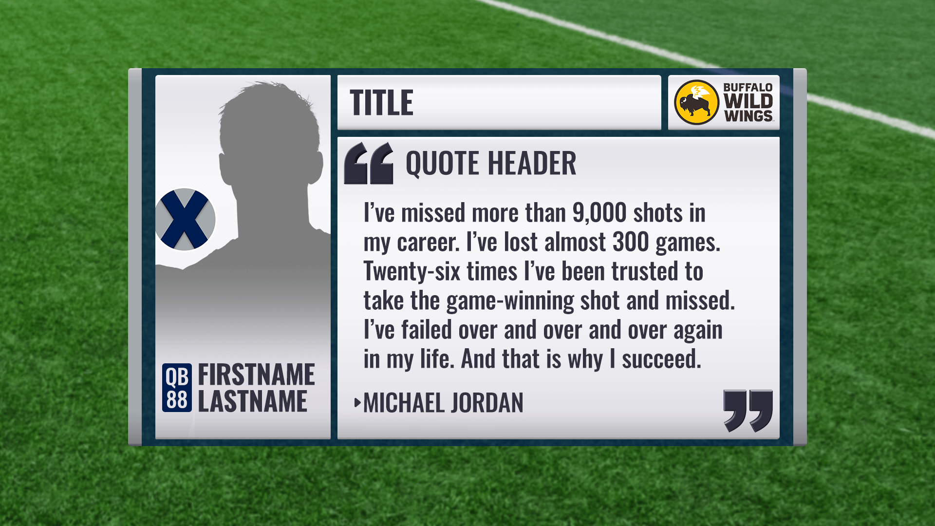 Fullscreen Quote Graphic